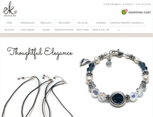 Tablet Screenshot of ekdesignsjewelry.com